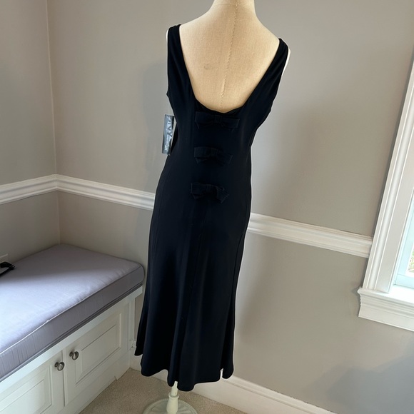 NWT Jones New York black dress with bow detail on back - Picture 10 of 10